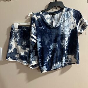 Tie-Dye shirt & shorts set